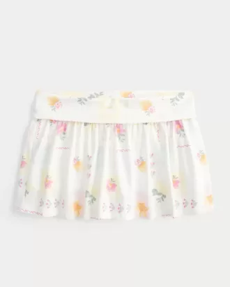 Foldover Knit Mini Skort