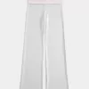 Foldover Waist Knit Flare Pants Foldover Waist Knit Flare Pants