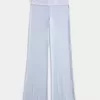 Foldover Waist Knit Flare Pants Foldover Waist Knit Flare Pants