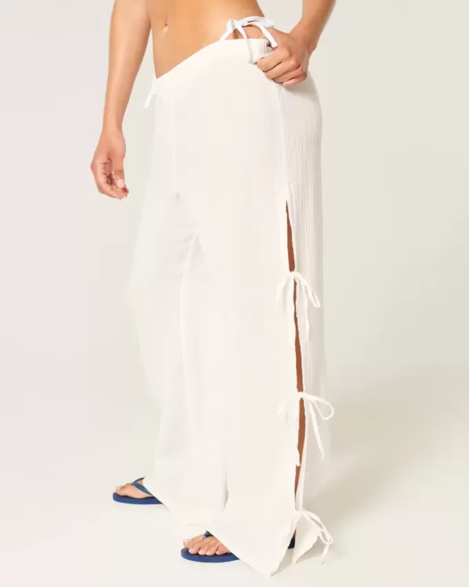 Gauze Wide-Leg Pants Gauze Wide-Leg Pants