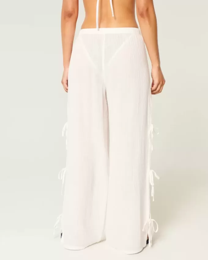 Gauze Wide-Leg Pants Gauze Wide-Leg Pants