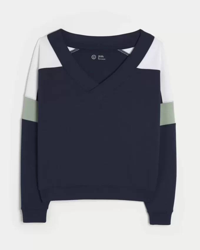 Gilly Hicks Active Cooldown Off-the-Shoulder Top