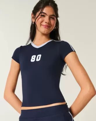 Gilly Hicks Active Graphic Baby Tee