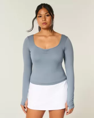 Gilly Hicks Active Recharge Cinch Sweetheart Top