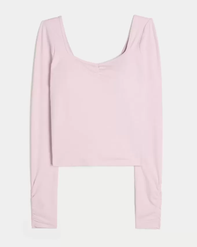 Gilly Hicks Active Recharge Cinch Sweetheart Top Gilly Hicks Active Recharge Cinch Sweetheart Top