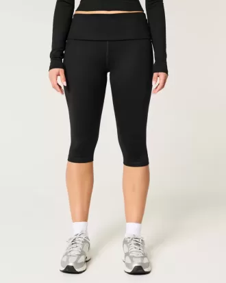 Gilly Hicks Active Recharge Foldover Waist Capri Pants Gilly Hicks Active Recharge Foldover Waist Capri Pants