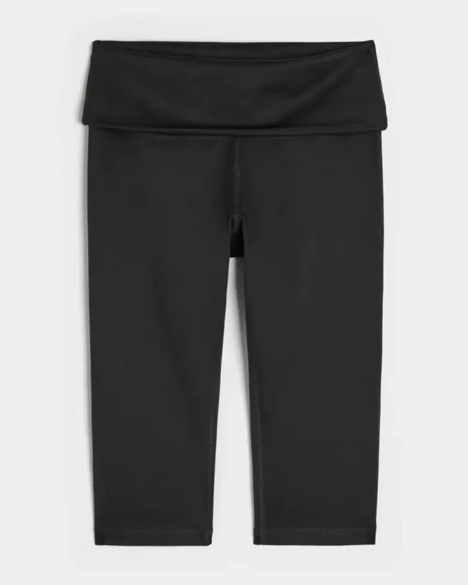 Gilly Hicks Active Recharge Foldover Waist Capri Pants Gilly Hicks Active Recharge Foldover Waist Capri Pants