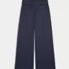 Gilly Hicks Active Recharge Foldover Waist Wide-Leg Pants Gilly Hicks Active Recharge Foldover Waist Wide-Leg Pants