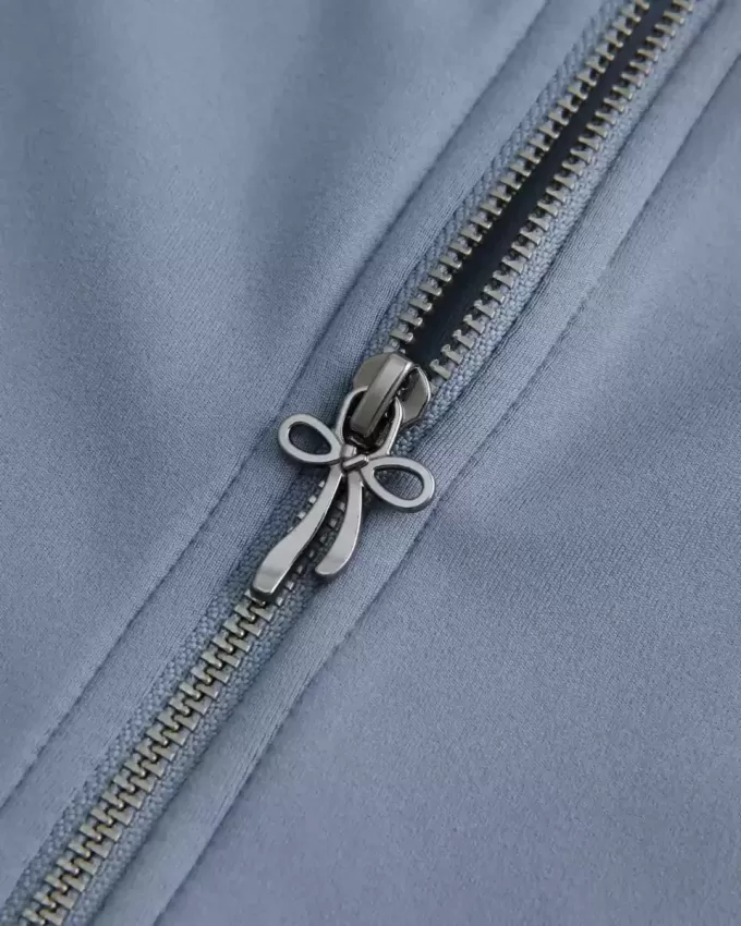 Gilly Hicks Active Recharge Side-Tie Zip-Up Jacket Gilly Hicks Active Recharge Side-Tie Zip-Up Jacket