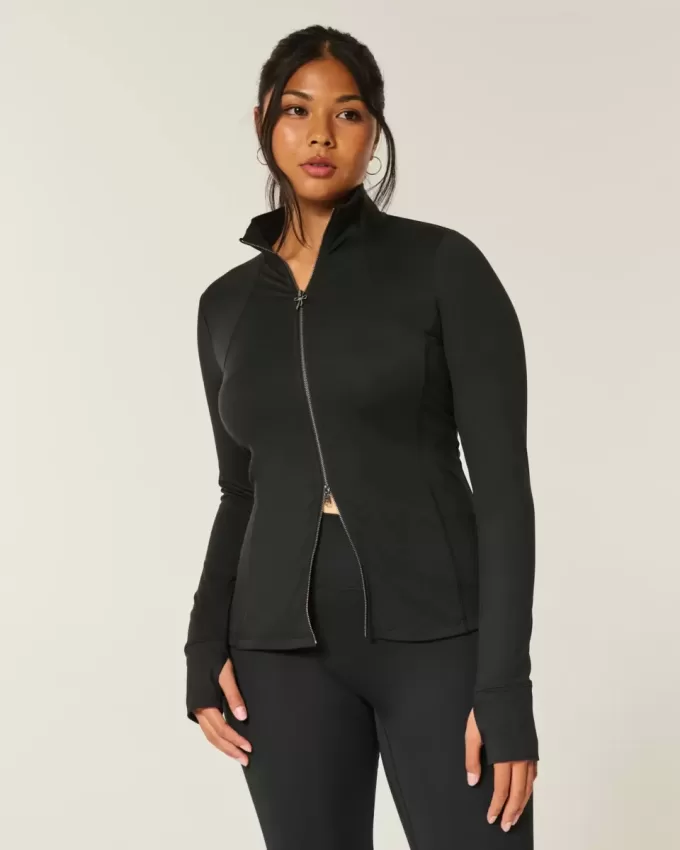Gilly Hicks Active Recharge Slim & Snatched Full-Zip Gilly Hicks Active Recharge Slim & Snatched Full-Zip