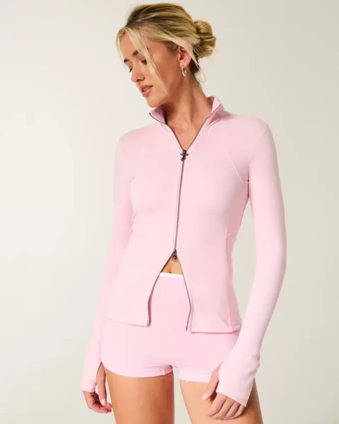 Gilly Hicks Active Recharge Slim & Snatched Full-Zip Gilly Hicks Active Recharge Slim & Snatched Full-Zip