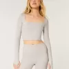 Gilly Hicks Active Recharge Square-Neck Top Gilly Hicks Active Recharge Square-Neck Top