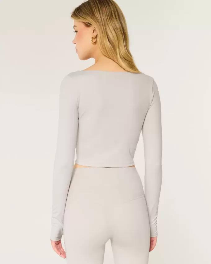 Gilly Hicks Active Recharge Square-Neck Top Gilly Hicks Active Recharge Square-Neck Top