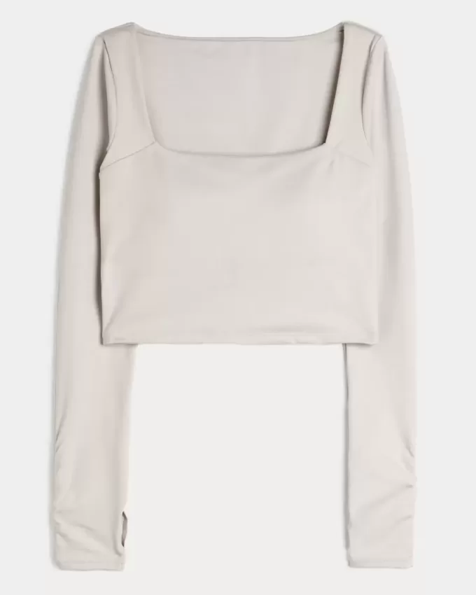 Gilly Hicks Active Recharge Square-Neck Top Gilly Hicks Active Recharge Square-Neck Top