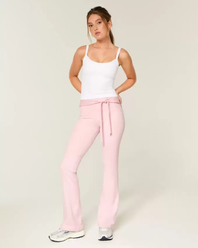 Gilly Hicks Active Recharge Tie-Waist Boot Leggings Gilly Hicks Active Recharge Tie-Waist Boot Leggings