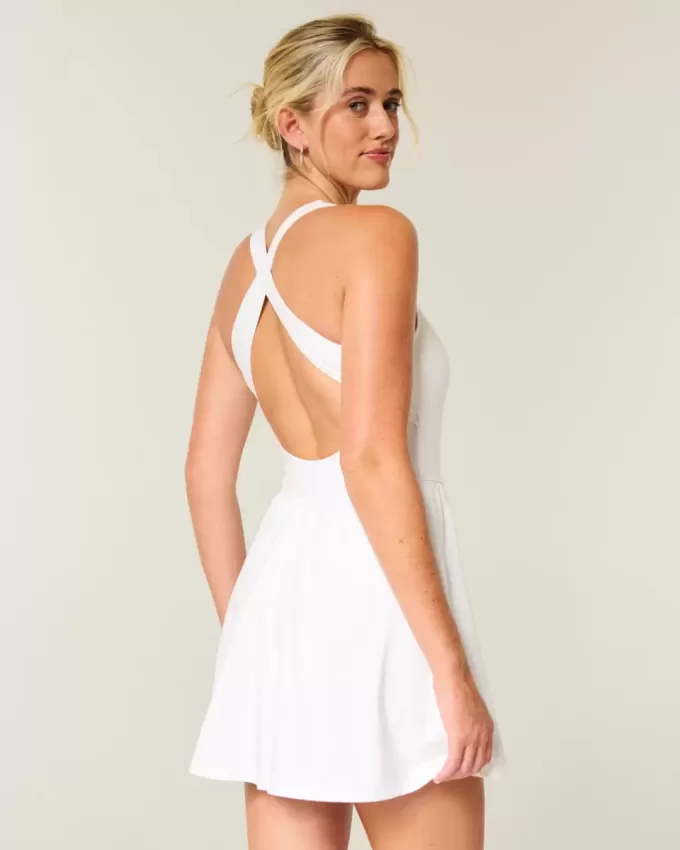 Gilly Hicks Active Recharge Wrap Halter Dress Gilly Hicks Active Recharge Wrap Halter Dress