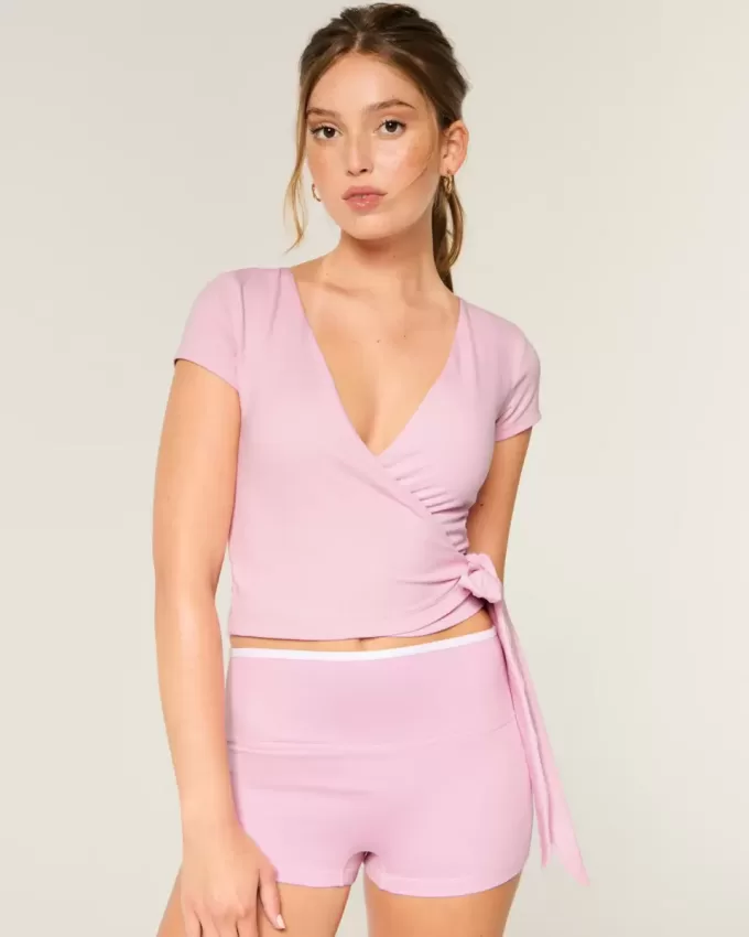 Gilly Hicks Active Recharge Wrap Top Gilly Hicks Active Recharge Wrap Top