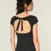 Gilly Hicks Active Tie-Back Ballet Top