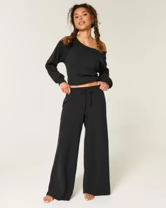 Gilly Hicks Baggy Cozy Waffle Pants