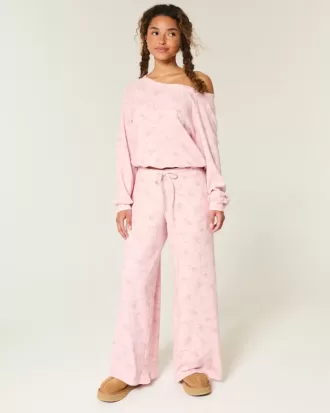 Gilly Hicks Baggy Cozy Waffle Pants