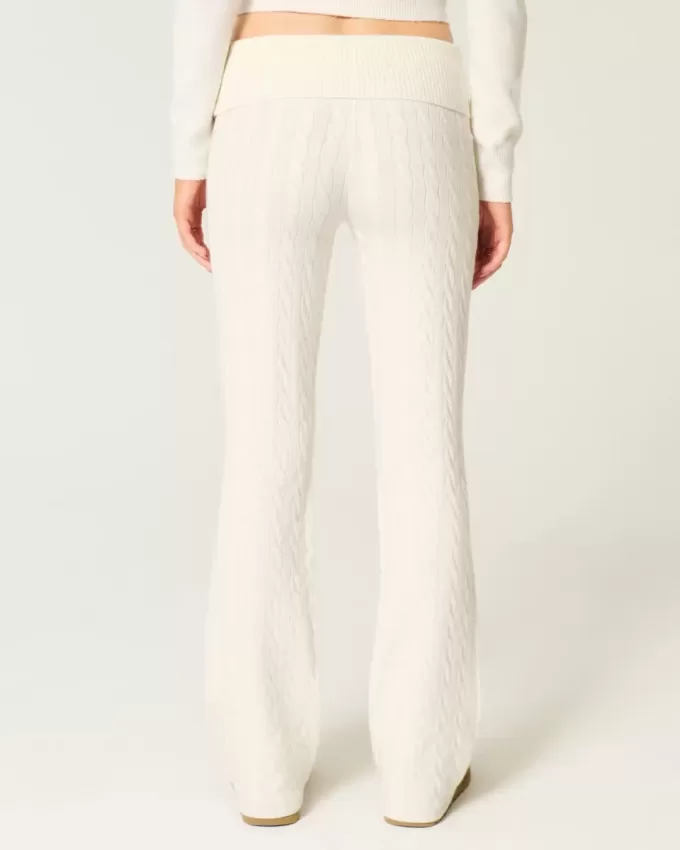 Gilly Hicks Cable-Knit Foldover Boot Pants Gilly Hicks Cable-Knit Foldover Boot Pants