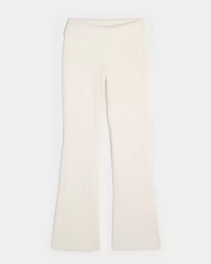 Gilly Hicks Cable-Knit Foldover Boot Pants Gilly Hicks Cable-Knit Foldover Boot Pants