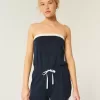 Gilly Hicks Cozy Strapless Waffle Onesie Gilly Hicks Cozy Strapless Waffle Onesie