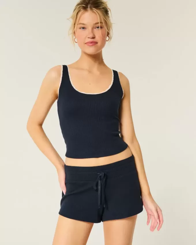 Gilly Hicks Cozy Waffle Mini Shorts Gilly Hicks Cozy Waffle Mini Shorts