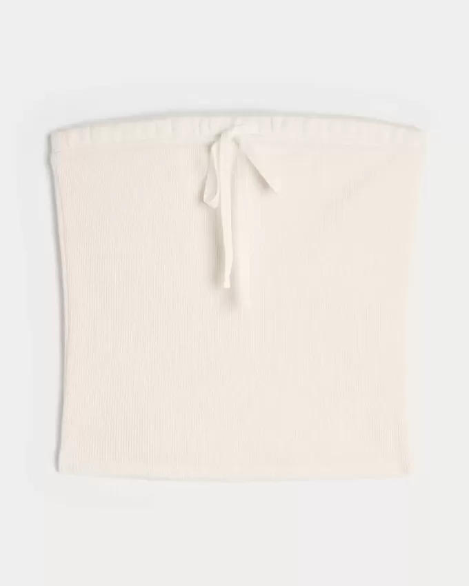 Gilly Hicks Cozy Waffle Tube Top