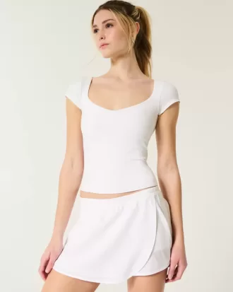 Gilly Hicks Mid-Rise Ballet Wrap Skortie