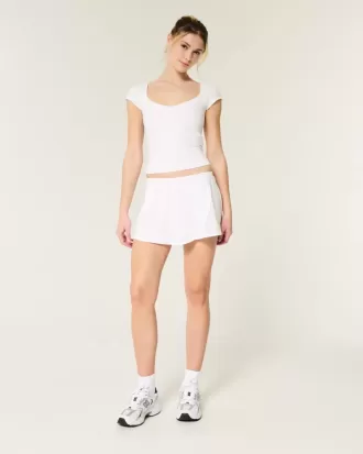 Gilly Hicks Mid-Rise Ballet Wrap Skortie