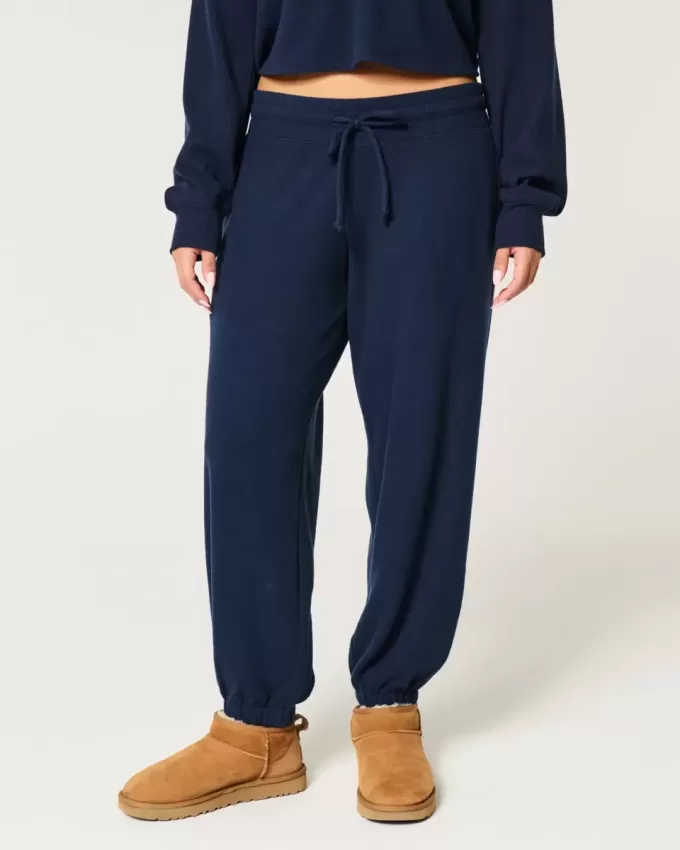 Gilly Hicks Relaxed Waffle Joggers Gilly Hicks Relaxed Waffle Joggers