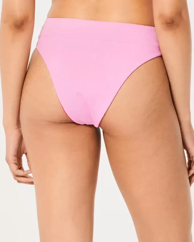 Gilly Hicks Reversible High Leg High Waist Bikini Bottom Gilly Hicks Reversible High Leg High Waist Bikini Bottom