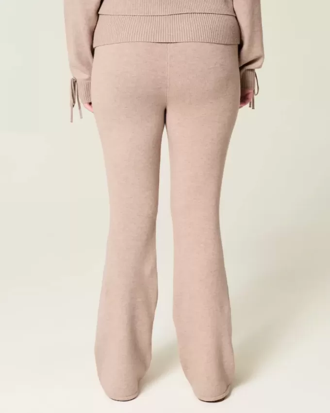 Gilly Hicks Sweater-Knit Foldover Waist Boot Pants Gilly Hicks Sweater-Knit Foldover Waist Boot Pants