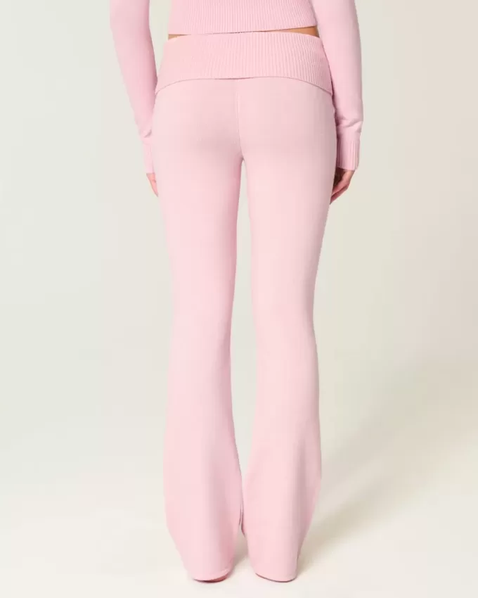 Gilly Hicks Sweater-Knit Foldover Waist Boot Pants Gilly Hicks Sweater-Knit Foldover Waist Boot Pants