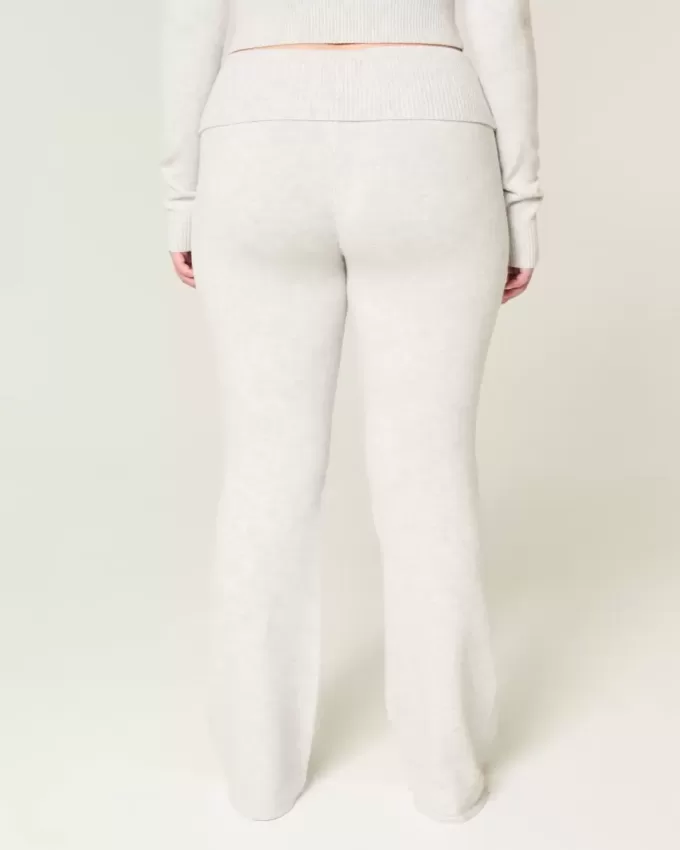 Gilly Hicks Sweater-Knit Foldover Waist Boot Pants Gilly Hicks Sweater-Knit Foldover Waist Boot Pants