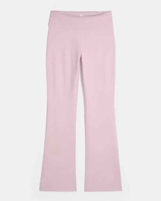 Gilly Hicks Sweater-Knit Foldover Waist Boot Pants Gilly Hicks Sweater-Knit Foldover Waist Boot Pants