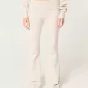 Gilly Hicks Sweater-Knit Foldover Waist Flare Pants Gilly Hicks Sweater-Knit Foldover Waist Flare Pants