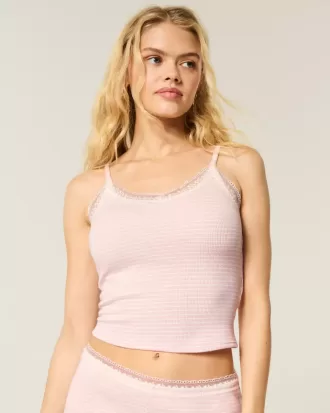 Gilly Hicks Waffle Lace Cami