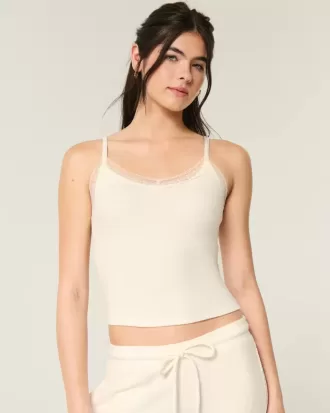 Gilly Hicks Waffle Lace Cami