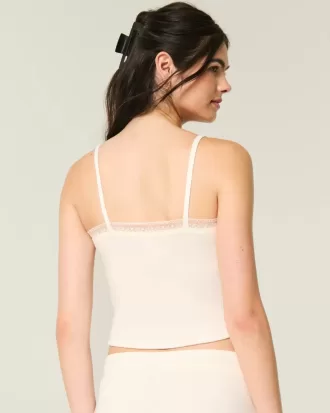 Gilly Hicks Waffle Lace Cami