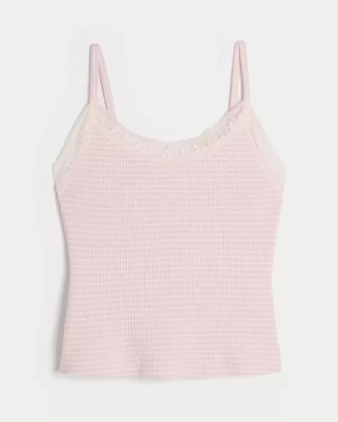 Gilly Hicks Waffle Lace Cami Gilly Hicks Waffle Lace Cami