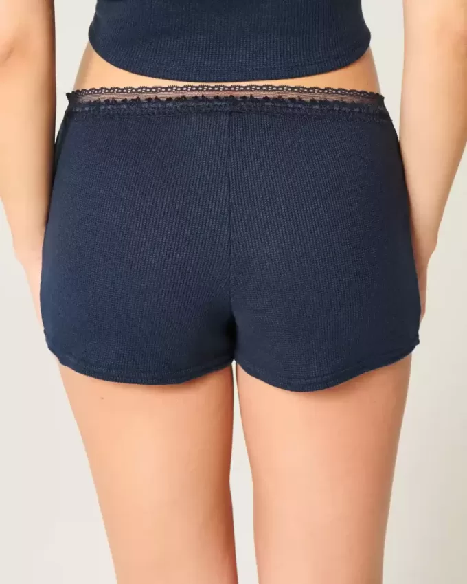 Gilly Hicks Waffle Lace Shortie Shorts Gilly Hicks Waffle Lace Shortie Shorts