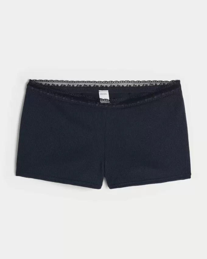 Gilly Hicks Waffle Lace Shortie Shorts Gilly Hicks Waffle Lace Shortie Shorts