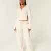 Gilly Hicks Waffle Lace Straight Pants