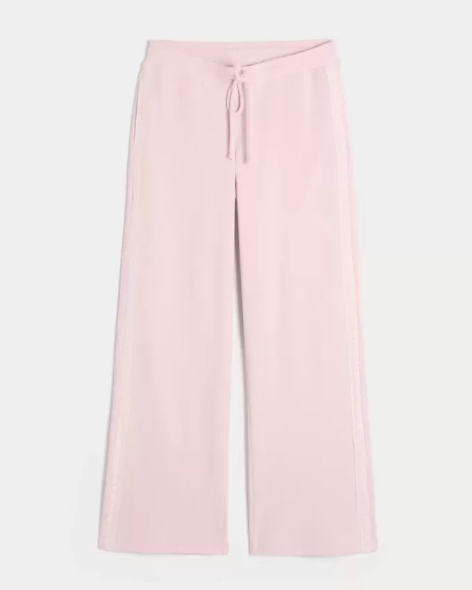 Gilly Hicks Waffle Lace Straight Pants Gilly Hicks Waffle Lace Straight Pants