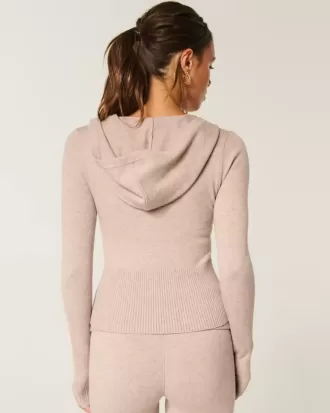 Gilly Hicks Zip-Up Sweater Hoodie
