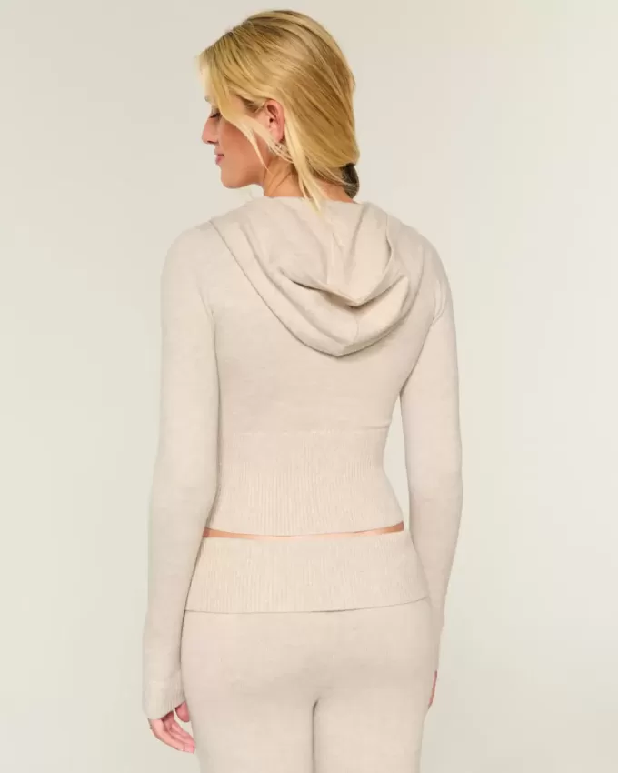 Gilly Hicks Zip-Up Sweater Hoodie Gilly Hicks Zip-Up Sweater Hoodie