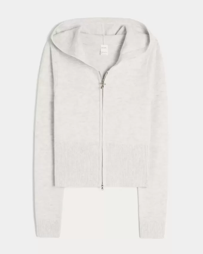 Gilly Hicks Zip-Up Sweater Hoodie Gilly Hicks Zip-Up Sweater Hoodie