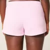 Heart Graphic Fleece Mini Shorts Heart Graphic Fleece Mini Shorts